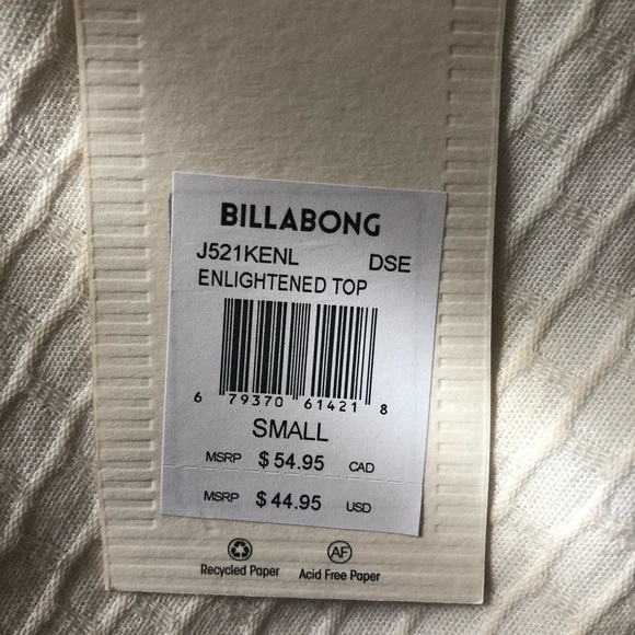 New Navy Billabong Tank Top (w/ tags) - Picture 7 of 8